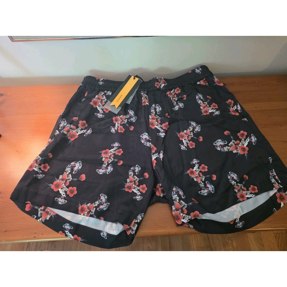 Rhude Men's Turbo Floral Viscose Pull-On Shorts XL
